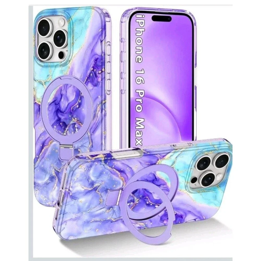 for iPhone 16 Pro Max Case, [Compatible with MagSafe] [Magnetic Invisible...